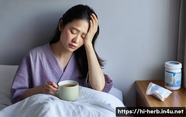한방병원 감기 치료 후기와 비용 - **Prompt:** A visually compelling image depicting a woman in her late 20s to early 30s, initially ap...